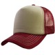 GORRA ARTILLERIA CORTE ALTO NUMERO DE GAJOS 5 GAJOS LATERALES MALLA EN CONTRASTE OJILLOS AL TONO CURVA PREFORMADA BROCHE PLASTI