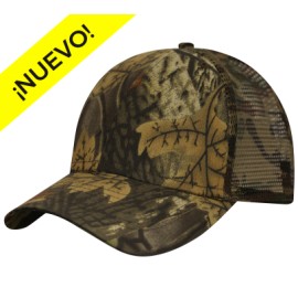 GORRA BALA CAMUFLAJE HOJAS REALES