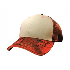 GORRA CAMO CORTE MEDIO FRENTE ALGODON R7684 ORANGE