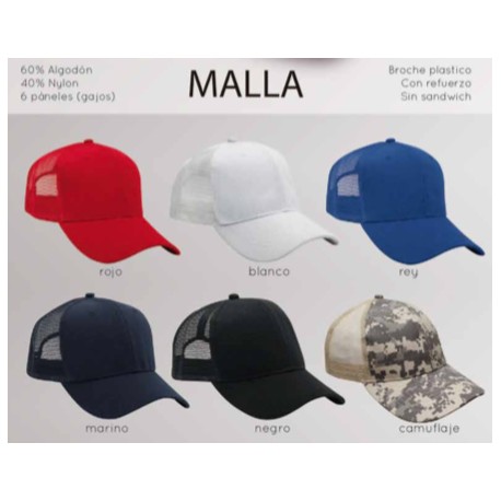 GORRA MALLA