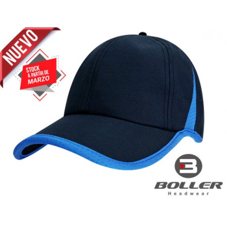GORRA MARATHON CORTE BAJO, FRENTE CON ESTRUCTURA SEMI RIGIDA, BROCHE DE VELCRO NAVY / BLUE