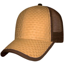 GORRA REVOLVER,CORTE ALTO,NUMERO DE PANELES 6,GAJOS LATERALES MALLA,OJILLOS BORDADOS AL TONO,VISERA, CURVA PREFORMADA CON BIES 