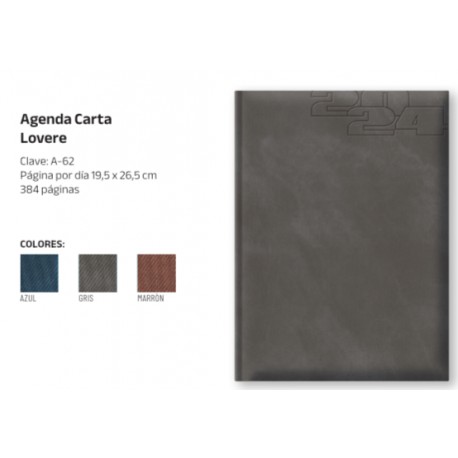 AAGENDA CARTA LOVERE DIARIA