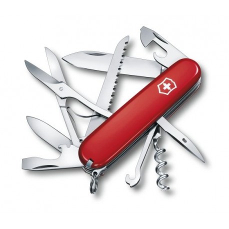 NAVAJA VICTORINOX HUNTSMAN 15 FUNCIONES TIJERAS SERRUCHO PARA MADERA 92 MM