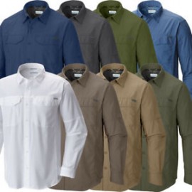 CAMISA COLUMBIA DE CAMPISMO SILVER RIDGE 2.0 ML , TECNOLOGIA OMNISHADE Y OMNI WICK COLORES VARIADOS