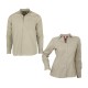 CAMISA/BLUSA GABARDINA MANGA LARGA TALLAS CH-XG
