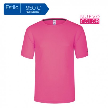 PLAYERA DEPORTIVA SUAVE, TRANSPIRABLE, SECADO RAPIDO, BARRA REFLECTIVA