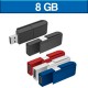 Memoria USB CLIPPER RETRÁCTIL 8GB