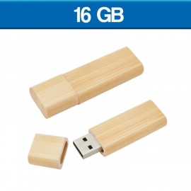 USB RECTANGULAR BAMBU 16GB