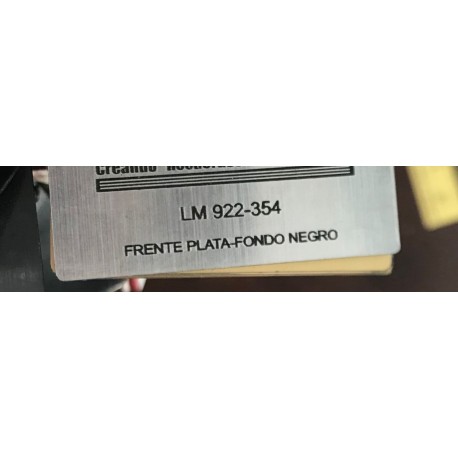 LETRERO PLATA FABRICACION ESPECIAL
